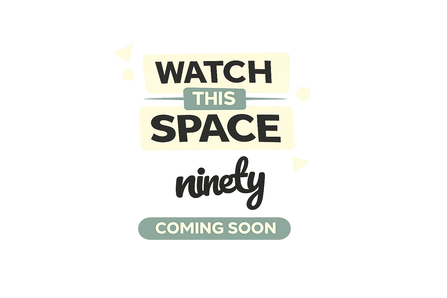 Watch this space illustration